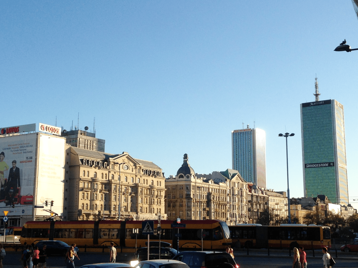 piękna Warszawa centrum horyzont
